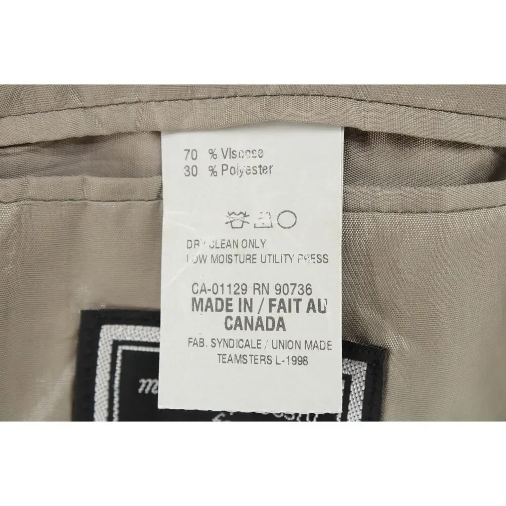 Ralph Lauren Sports Coat Blazer Jacket Mens 40R Brown 3 Button Ventless Casual